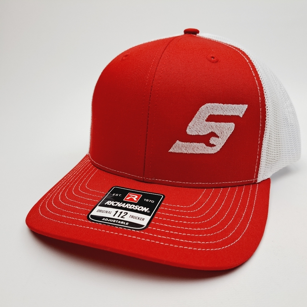 Snap-On Snap On Tools Richardson Trucker Mesh Snapback Hat Cap Embroidered Red
